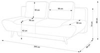 COUCH♥ Schlafsofa »Klappt gut«, lässt sich schnell und einfach in ein bequemes Bett umwandeln, inklusive Bettkasten