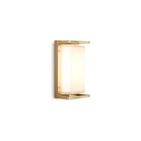 Moretti Luce Buitenwandlamp Ice Cubic 3412, messing natuur