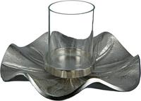 Casablanca by Gilde Kerzenhalter »Float« (1 Stück), Kerzenleuchter aus Aluminium und Glas