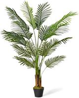 COSTWAY Kunstpflanze Phoenix Palme grün
