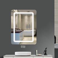 HALOYO Badspiegel mit Beleuchtung,Badezimmerspiegel mit Beleuchtung LED Touch 500*700 9W