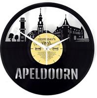 Yesterdays Vinyl Vinyl wandklok Skyline Apeldoorn LP langspeelplaat