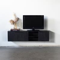 Giga Meubel Hangend Tv-meubel Zen Zwart 160cm - 