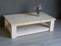 Het Steigerhouthuis Steigerhouten Salontafel Port - 110 x 100 x 45 cm