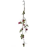 HTI-Living Blumengirlande 142 cm Kunstblume Flora pink