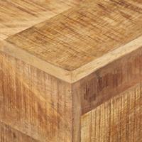 vidaXL Beistelltisch 30x30x33 cm Raues Mangoholz 