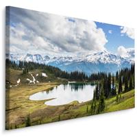 Karo-art Schilderij - Glacier Peak, USA, 5 maten, Premium Print