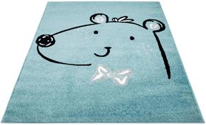 Carpet City Vloerkleed voor de kinderkamer Bubble Kids 1333 Speelkleed, teddy-beer, zachte pool, gemakkelijk in onderhoud, kinderkamer