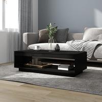 VidaXL Couchtisch Schwarz 110x50x33,5 cm Kiefer Massivholz 