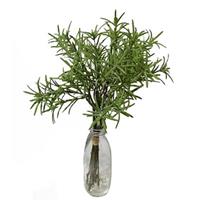 HTI-Living Rosmarin in Vase Kunstpflanze Flora grün
