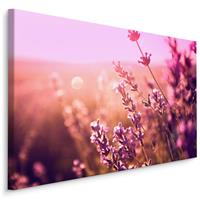 Karo-art Schilderij - Betoverend lavendel, premium print