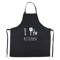 Krumble Keukenschort 'Kitchen' - Zwart