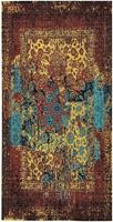 Morgenland Läufer »Vintage Teppich handgetuftet gold«, , rechteckig, Höhe 8 mm, Vintage Design