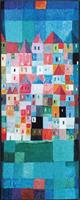wash+dry by Kleen-Tex Loper Colourful Houses Inloopmatten, antislip, geschikt voor binnen en buiten, wasbaar