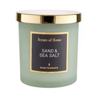 Butlers SCENTS OF HOME Duftkerze Sand & Sea Salt mit Sojawachs Duftkerzen gold-kombi
