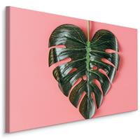 Karo-art Schilderij - Hart voor planten, premium print