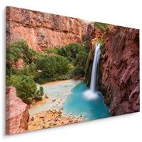 Karo-art Schilderij - Waterval in Arizona, premium print