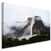 Karo-art Schilderij - Waterval in Venezuela, premium print