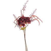 DEPOT Blumenstrauß Hortensie 61cm, bordeaux