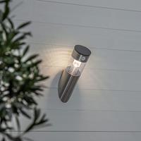 Star Trading LED Solar Wandleuchte Marbella in Silber IP44