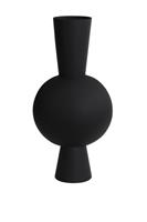 Light & Living Vasen Kavandu Vase matt schwarz 19 x 14,5 x 61,5 cm (schwarz)