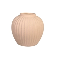 DEPOT Vase Keramik Farm ca.21x20cm, nude