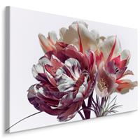 Karo-art Schilderij - Boeket kleurrijke bloemen, premium print