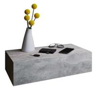 VCM Wand - Nachttisch Tisch Nachtschrank Nachtkonsole Wandboard Regal Dormas Maxi grau