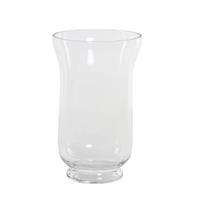 Vas DKD Home Decor Transparent Glas (15 cm) (14.5 x 14.5 x 24 cm)