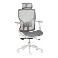 Vinsetto Bureaustoel In hoogte verstelbare bureaustoel met 3D-armleuning 3 niveaus mesh grijs