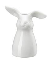 Hutschenreuther Hasenvasen Hasen-Vase weiss 11 cm
