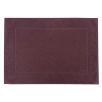 framsohn Zwirnfrottier Baumwolle Badeteppich Basic 50x70 cm Marsala