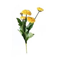 HTI-Living Kunstblume Gelbe Margerite Flora gelb/grün