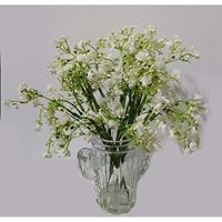 HTI-Living Künstlicher Frühlingsstrauß in Vase Flora grün/weiß