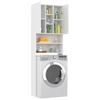 VIDAXL Waschmaschinenschrank Weiß 64x25,5x190 cm