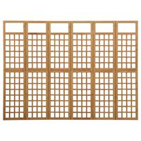 vidaXL Kamerscherm/trellis met 6 panelen 242,5x180 cm vurenhout