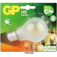 GP 2074760627 LED lamp E27 4,5W 470Lm classic filament mat