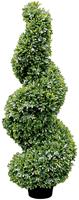 Fink Kunstpflanze Buchsbaum Spirale, getopft, (1 St.), Dekopflanze Buxus, aus Kunststoff, im Topf, verschiedene Höhen erhältlich, In- und Outdoor geeignet