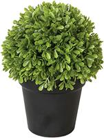Fink Kunstpflanze Buchsbaum Kugel, getopft, (1 St.), Dekopflanze Buxus, aus Kunststoff, im Topf, Ø 18cm, 30cm oder 40 cm, In- und Outdoor geeignet