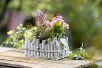 HOME Living Pflanzer White-Shabby Blumentöpfe weiß