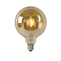 Lucide LED Leuchtmittel E27 Globe - G125 in Amber 8W 900lm