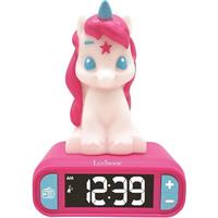 Lexibook - Alarm Clock with Unicorn Night Light with 3D design and sound effects (RL800UNI)