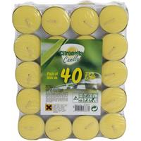 120x Geurkaarsjes Citronella - Citroengeur Theelichten