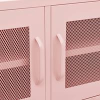 VidaXL TV-Schrank Rosa 105x35x50 cm Stahl 