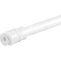 BESTLIVINGS Klemmstange ( weiß ) mit Schraubtechnik ausziehbar 40-60 cm, kein Bohren und kein Kleben