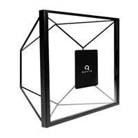 QUVIO Fotolijstje Hexagon Staal 15 X 15cm - Zwart