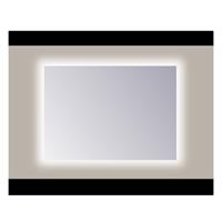 Sanicare Q-mirrors spiegel zonder omlijsting / PP geslepen 60 cm rondom Ambiance warm white leds LWA.60060