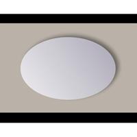 Sanicare Q-mirrors spiegel 80x60x2.5cm Ovaal glas SO.60080