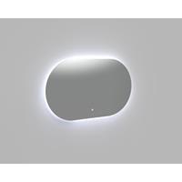 Arcqua Reflect spiegel 100x70x3cm met LED verlichting horizontaal Touch schakelaar ovaal 4200K SPI991213