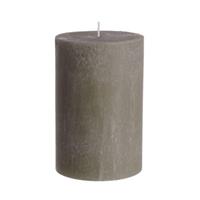 Butlers RUSTIC Stumpenkerze Höhe 15cm taupe